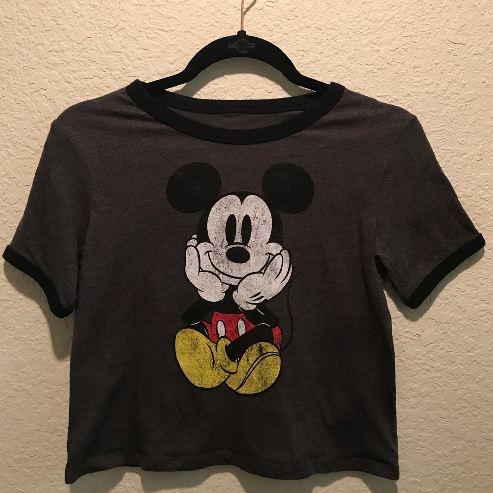 Disney Mickey Mouse Crop Top Shirt